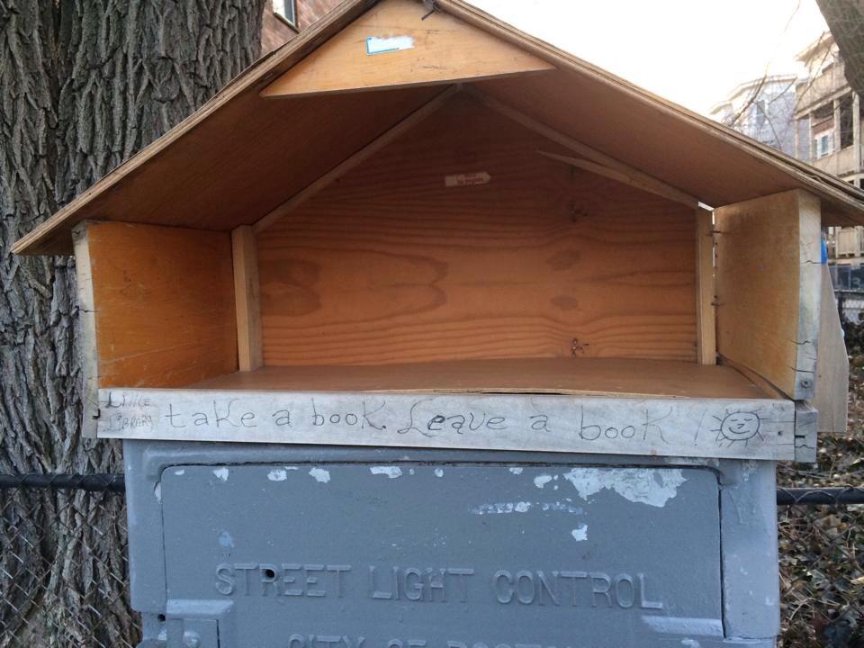 The JP Little Library at Bardwell and South streets, kitty-cornered from the JP Branch Library, has been reported gone/damaged.