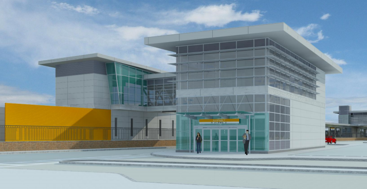 Assembly Station, set to open in August or September 2014, is on the Orange Line between Wellington and Sullivan Square.