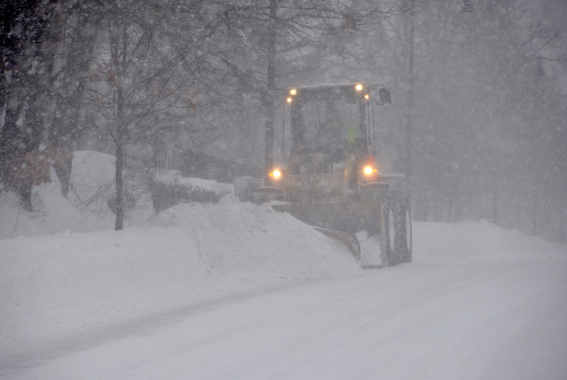 File photo: PLOWING HYDE PARK AVE at Tollgate cemetery