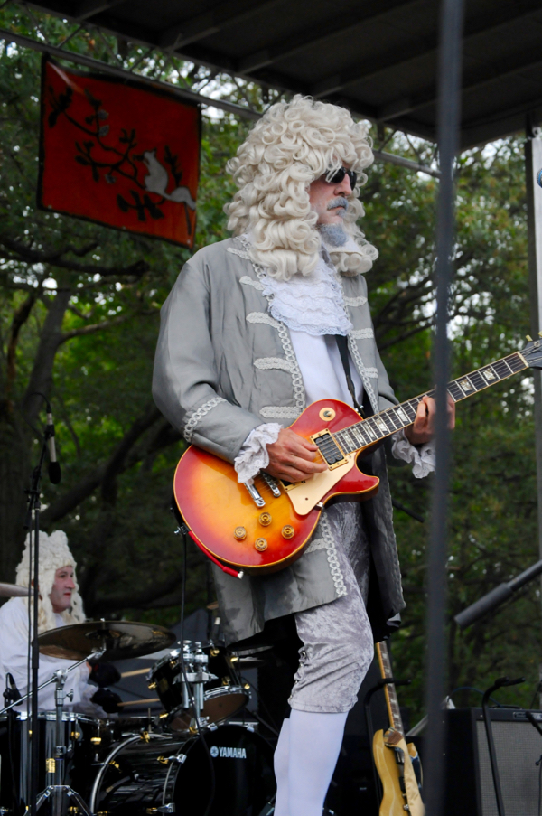 The Upper Crust condescended wonderfully to entertain the gathered masses at the Jamaica Plain Music Festival, Saturday, Sept. 12, 2015.