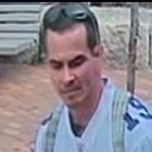 Detail of man wanted in bike tire theft