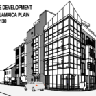 Proposal for five-story mixed-used building, "The Gate" on site of former James's Gate Pub